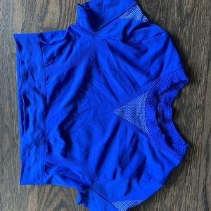 Ivy park electric blue crop top